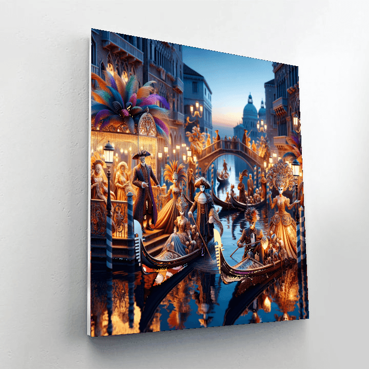 Carnevale Di Venezia - Italy Painting By Numbers Kit