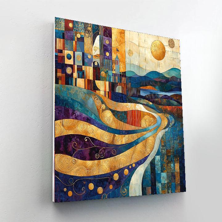 Gustav Klimt Inspired The Dance Of Patterns  Paint By Numbers Kits