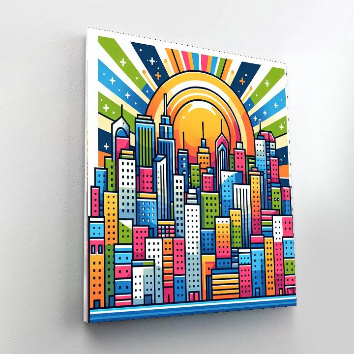 City Skyline Wonders Paint By Numbers