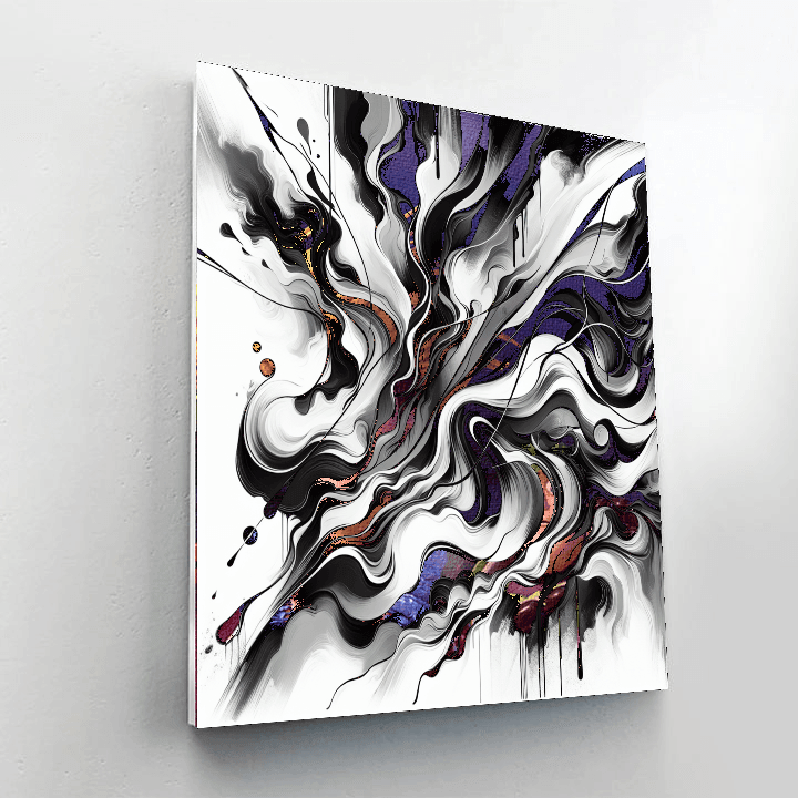 Contemporary Monochrome Expression Paint By Number