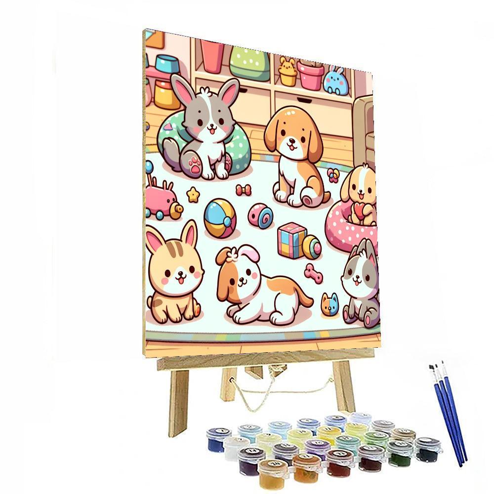 Kawaii Pet Friends Paint By Number