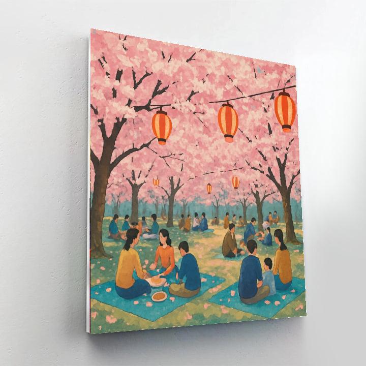 Hanami In Japan Paint By Numbers Kits