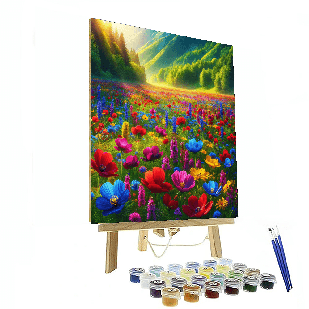 Joyful Meadow Melody Paint By Numbers Kits