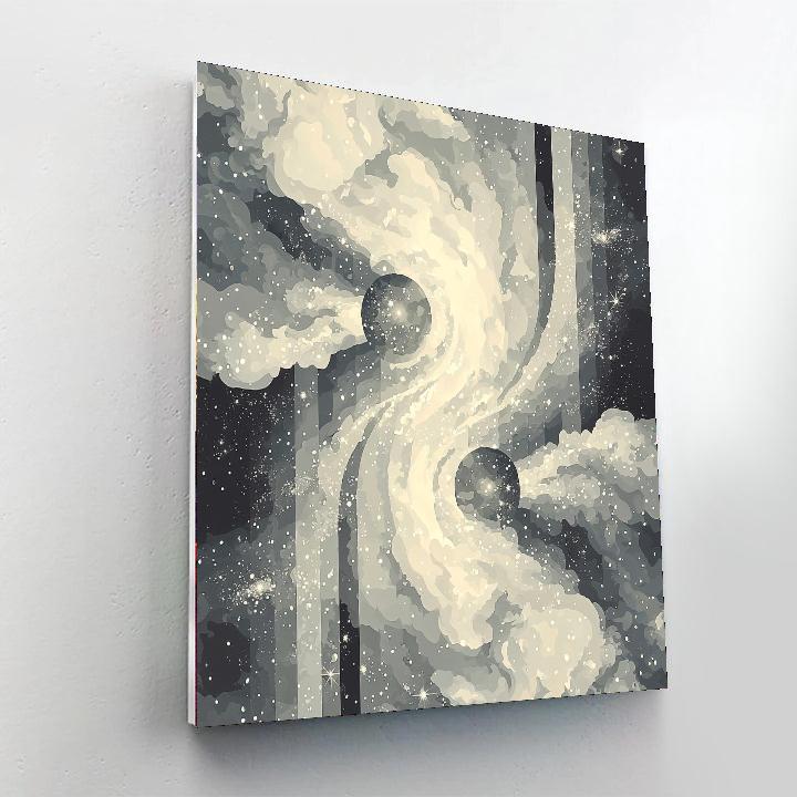 M.C. Escher Inspired Cosmic Tessellations  Paint By Numbers