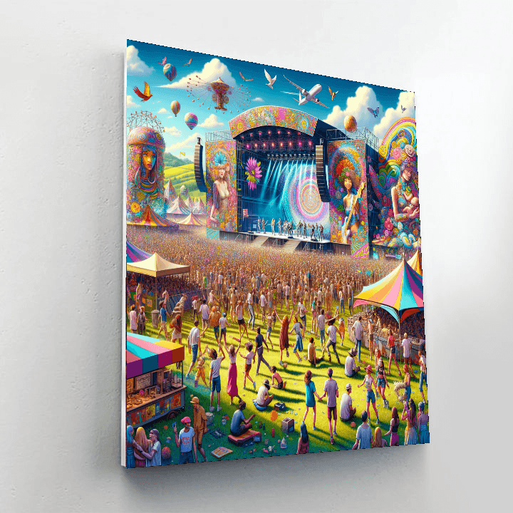 Bonnaroo Music And Arts Festival - United States Numbered Painting Kits