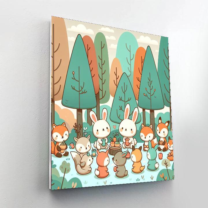 Enchanted Forest Feast Paint By Color