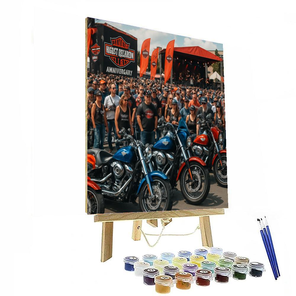 Harley-davidson 115th Anniversary - Usa Numbered Painting Kits