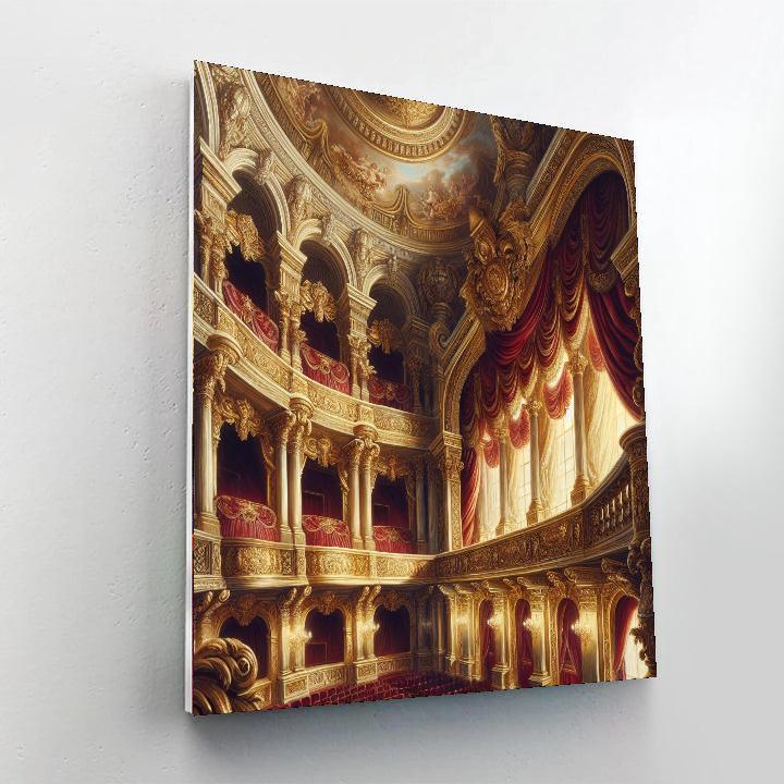 Elegant Opera House Balcony Paint By Numbers