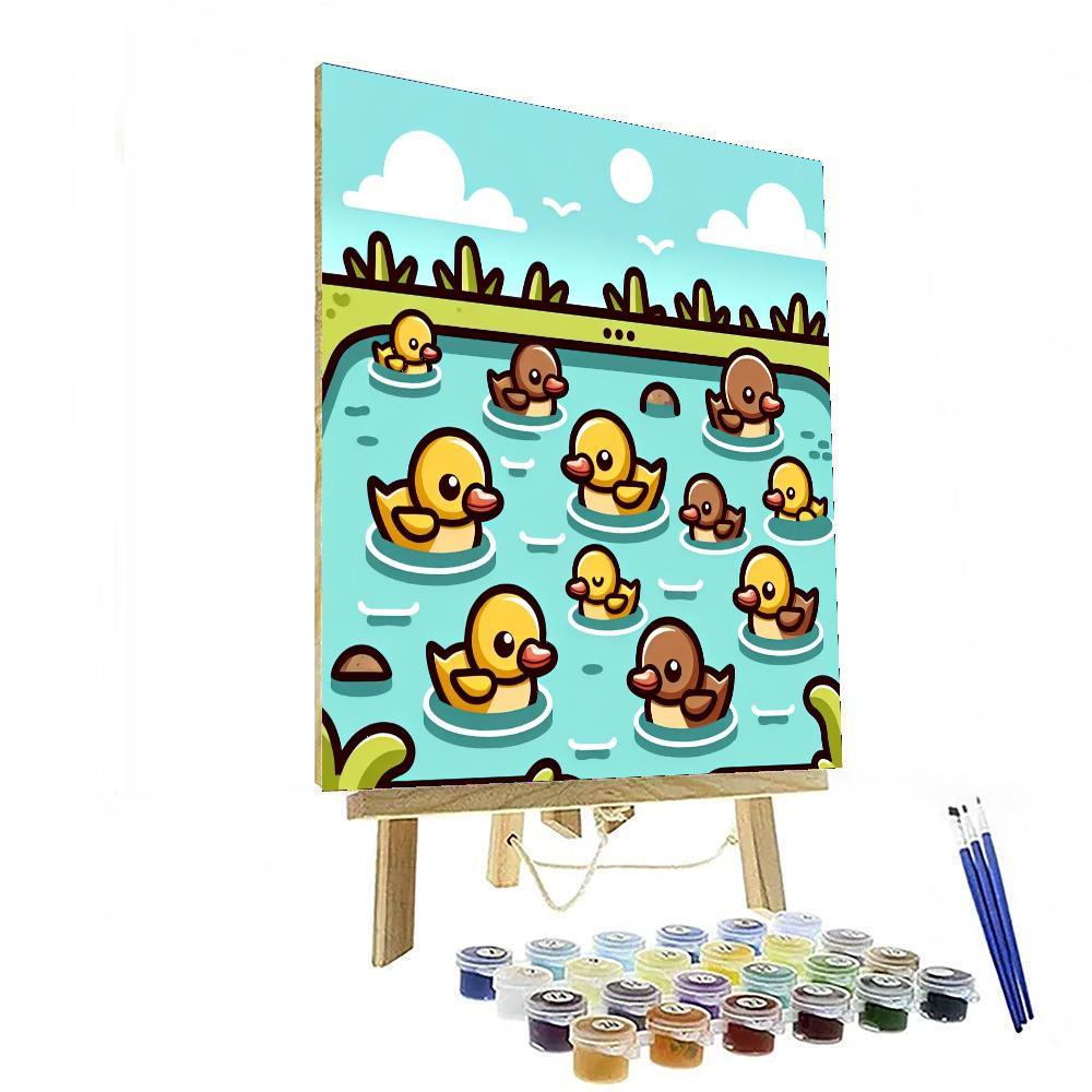 Dandy Duck Dance Paint By Color