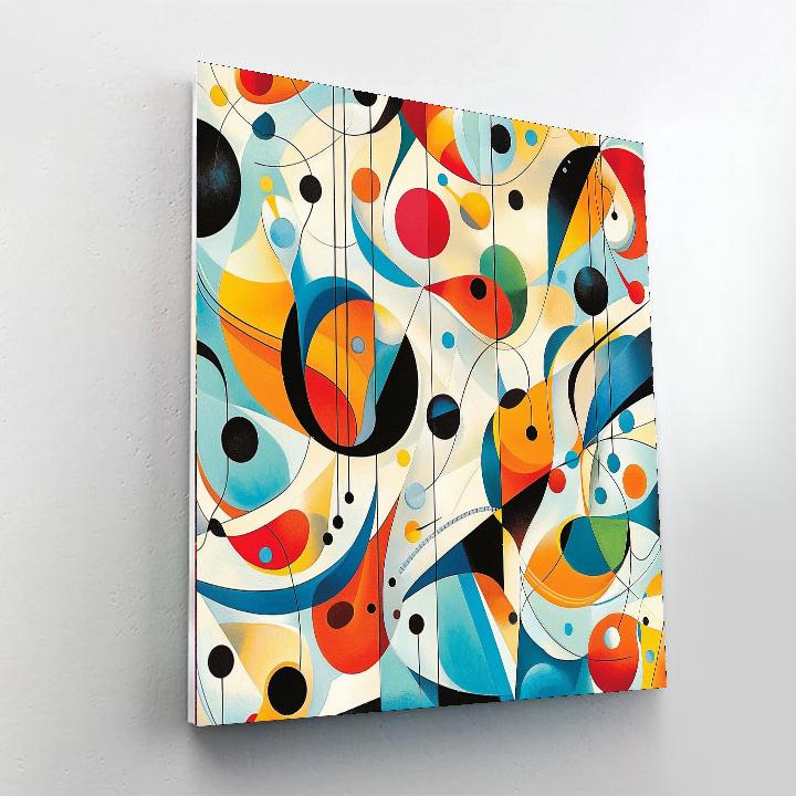 Paul Klee Inspired Musical Reverie  Painting Number Kit