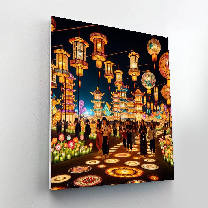 Harbin Lantern Festival - Harbin, China Number Painting