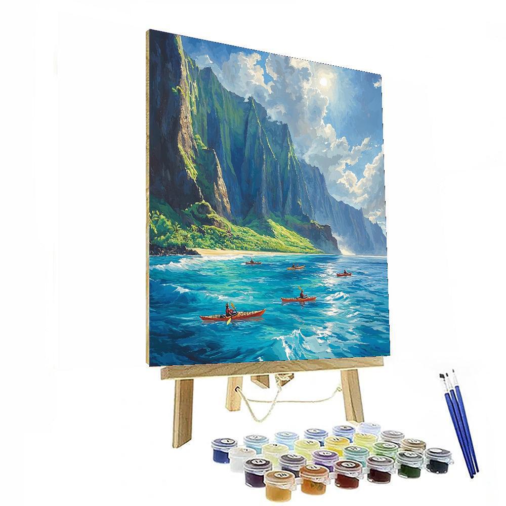 Na Pali Coast Number Painting