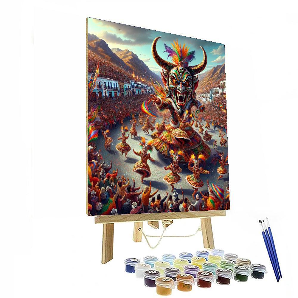 Carnival Of Oruro - Oruro Number Painting