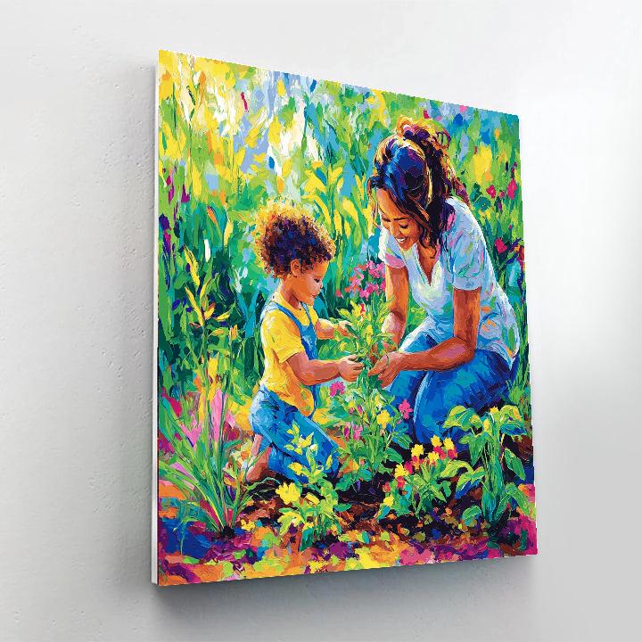 Happiness In The Garden Paint By Number