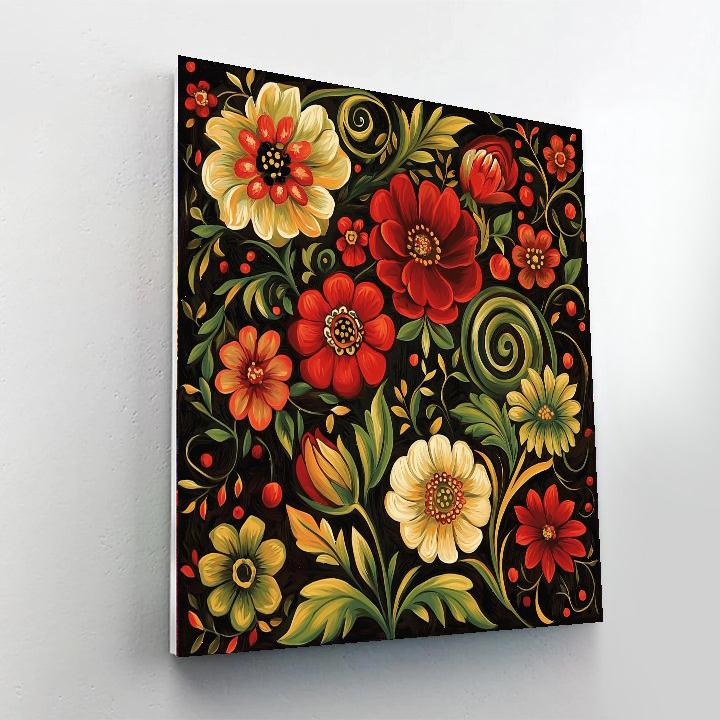 Frida Kahlo Inspired Emotional Echoes  Paint By Color