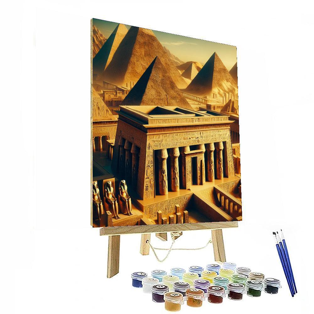 Ancient Egyptian Splendor Paint By Numbers Art