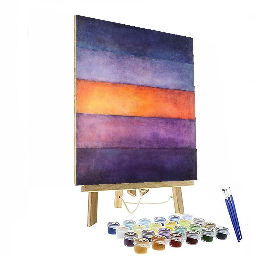 Paul Cézanne Inspired Radiant Twilight  Paint By Color