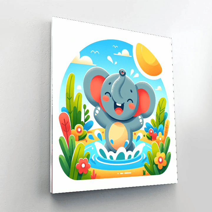 Adventure Time Elephant Paint By Number