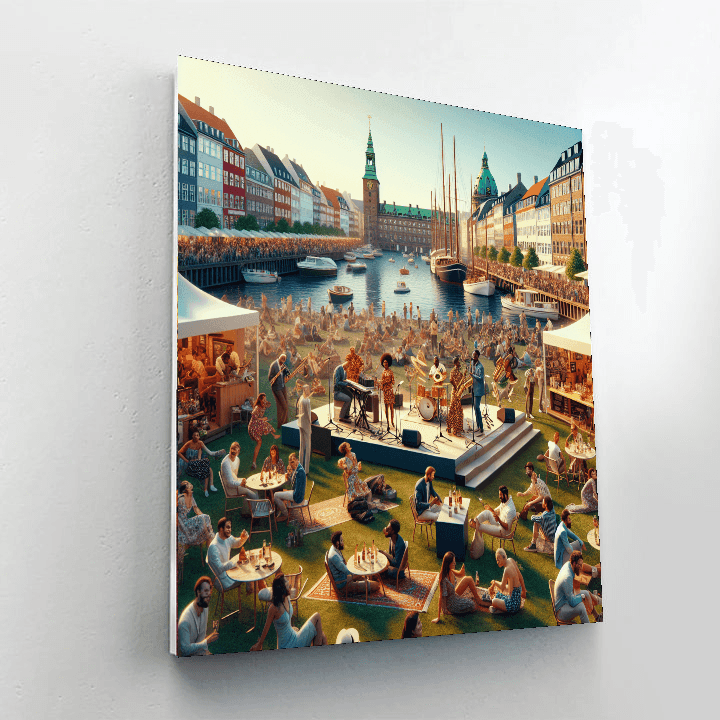 Copenhagen Jazz Festival - Copenhagen, Denmark Number Painting