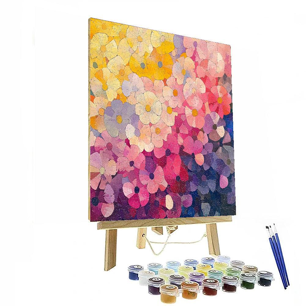 Georges Seurat Inspired Petals Of Imagination  Painting Number Kit