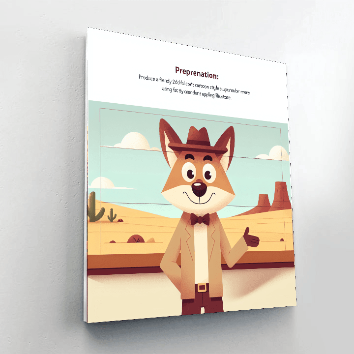 Dandy Dingo Number Painting