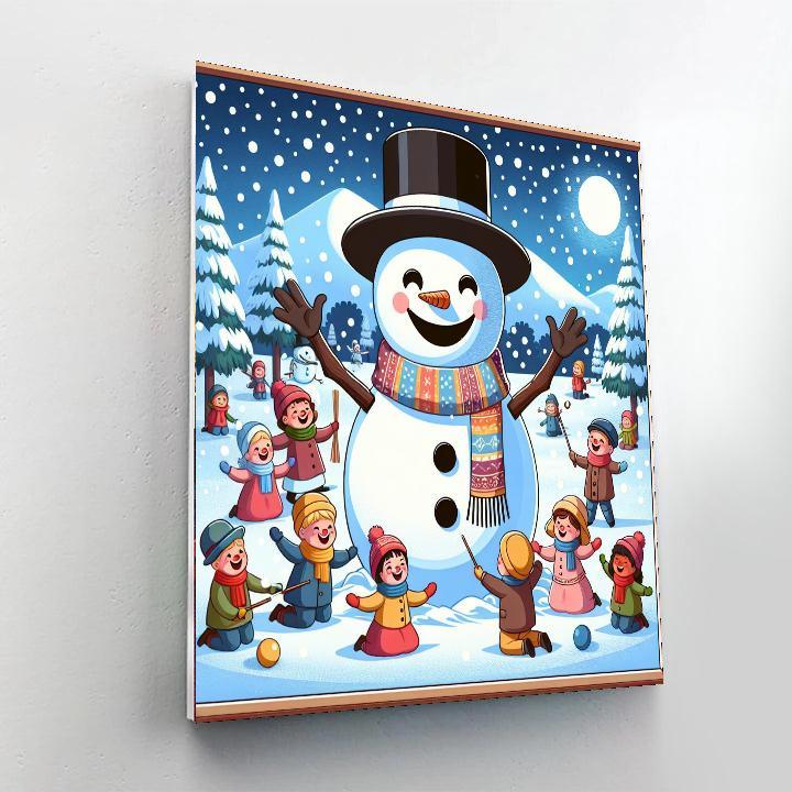 Winter Wonderland Quest Painting Number Kit