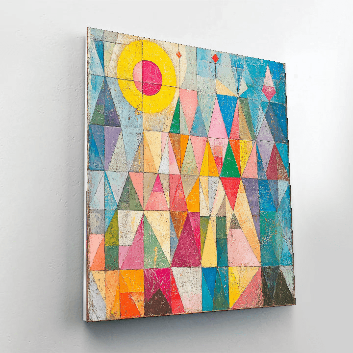 Paul Klee Inspired Patterns Of Whimsy  Paint By Numbers Kits