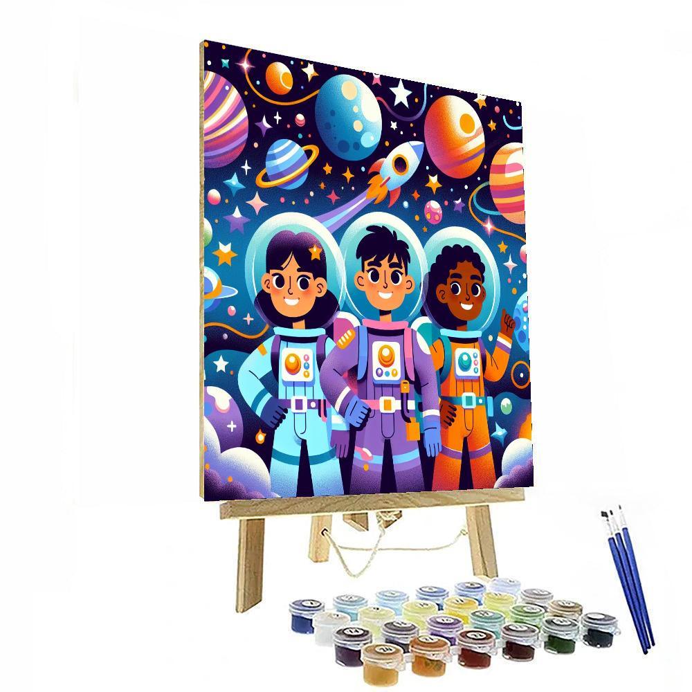 Space Rangers' Cosmic Quest Paint By Numbers Kits