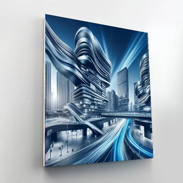 Modern Urban Oasis Numbered Painting Kits