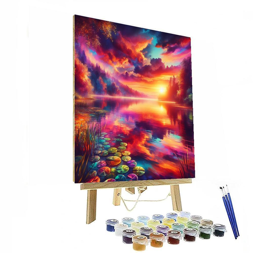 Dazzling Summer Sunset Paint By Number