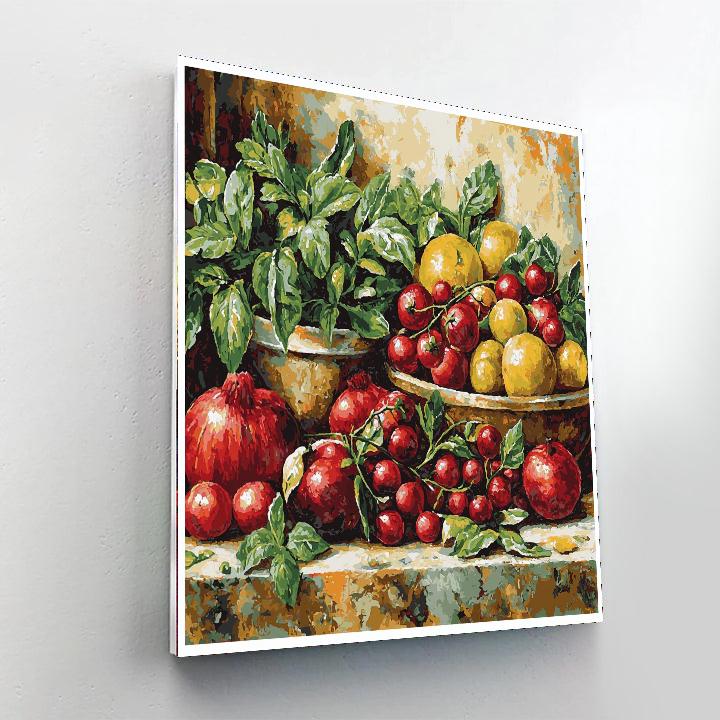 Morandi Inspired Joyful Abundance  Number Painting