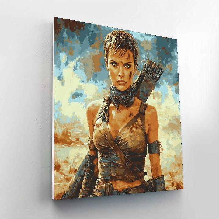 Charlize Theron: The Epitome Of Strength As Furiosa Numbered Painting Kits