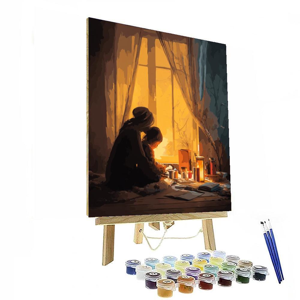 Candlelight Companions Number Painting