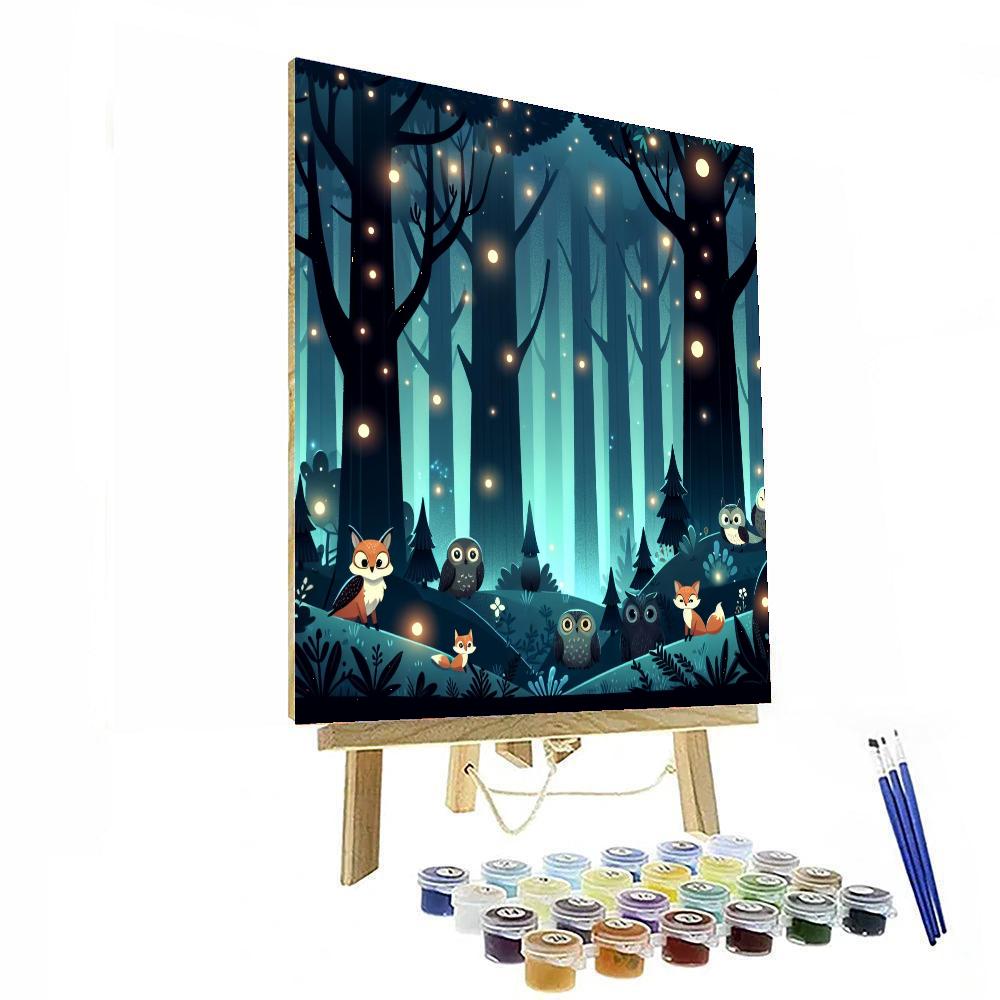 Mystery In The Enchanted Woods Paint By Numbers Art