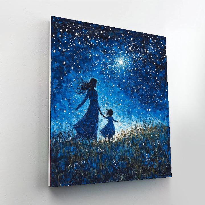 Stars Above Number Painting