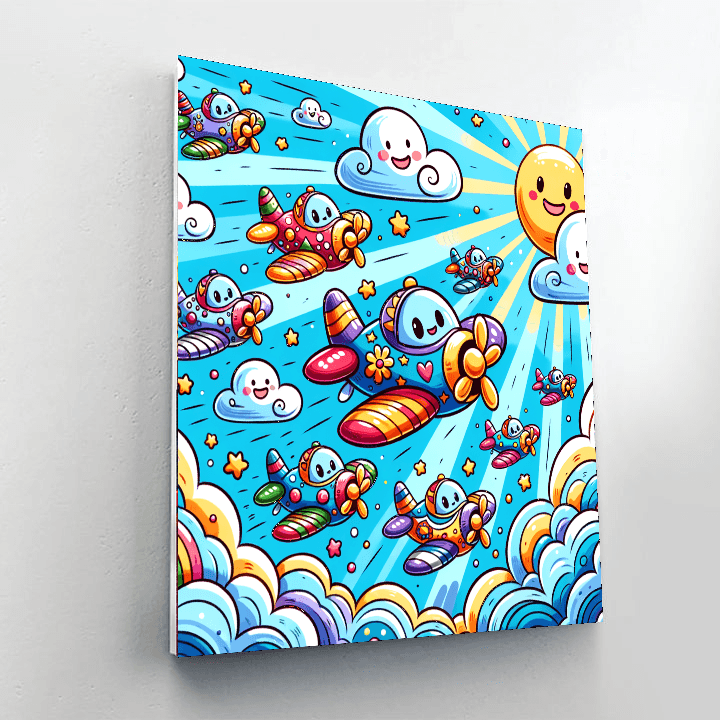 Fantastic Flying Adventures DIY Paint By Numbers