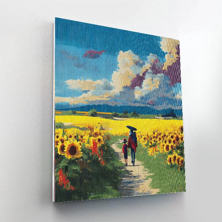 Sunlit Garden Walk Paint By Numbers Kits