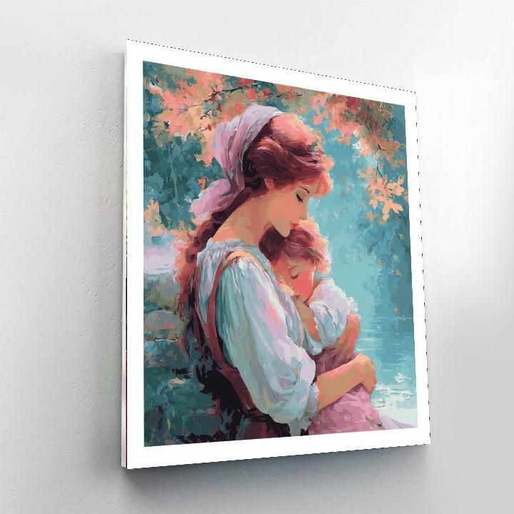 Eternal Bond In Pastels Numbered Painting Kits