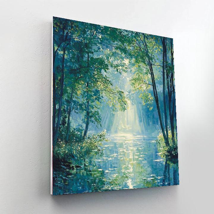 Claude Monet Inspired Enchanted Woodland Dreams  Paint By Numbers Kits