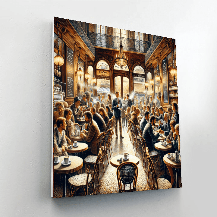 Café Charm Numbered Painting Kits