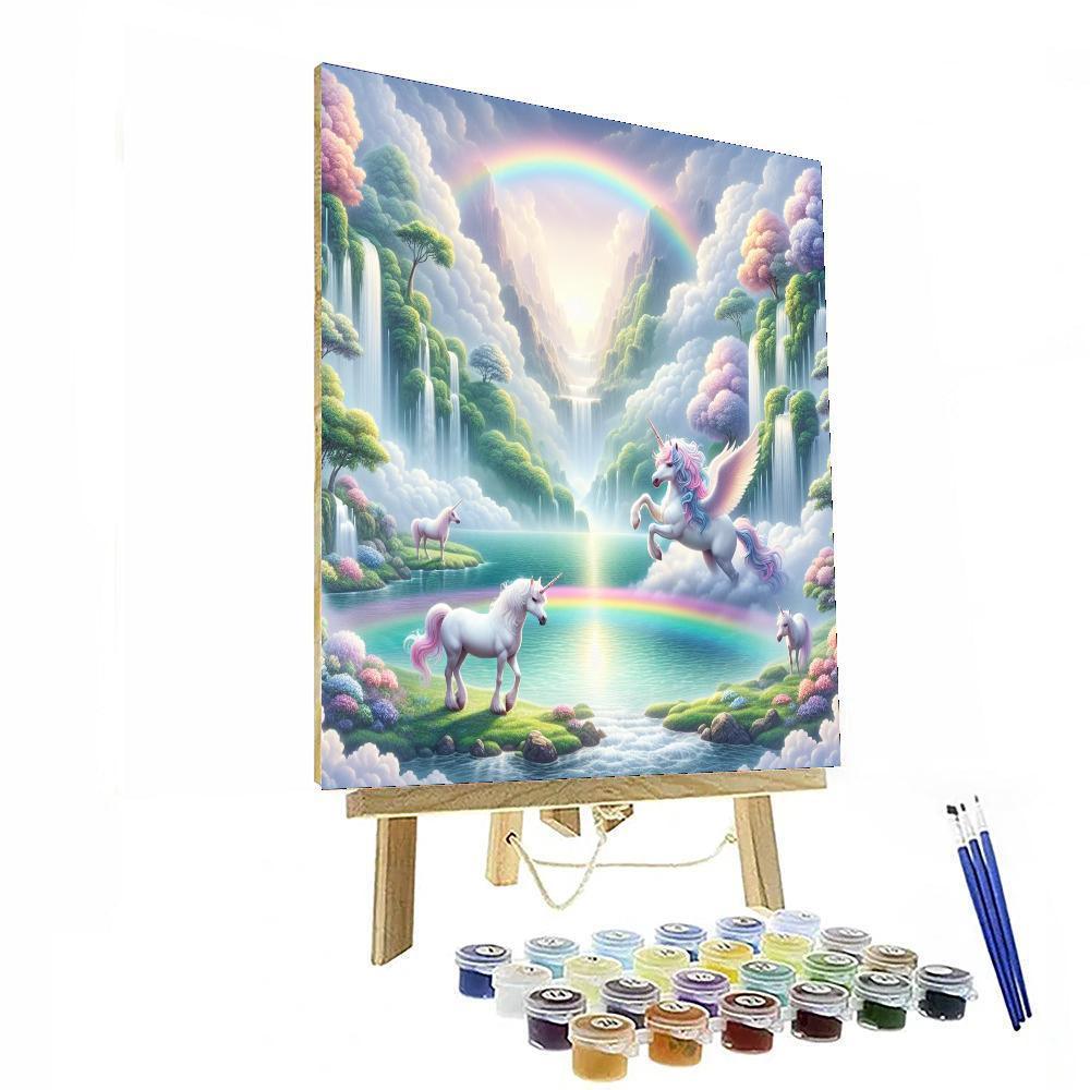 Mystical Unicorn Valley Numbered Painting Kits