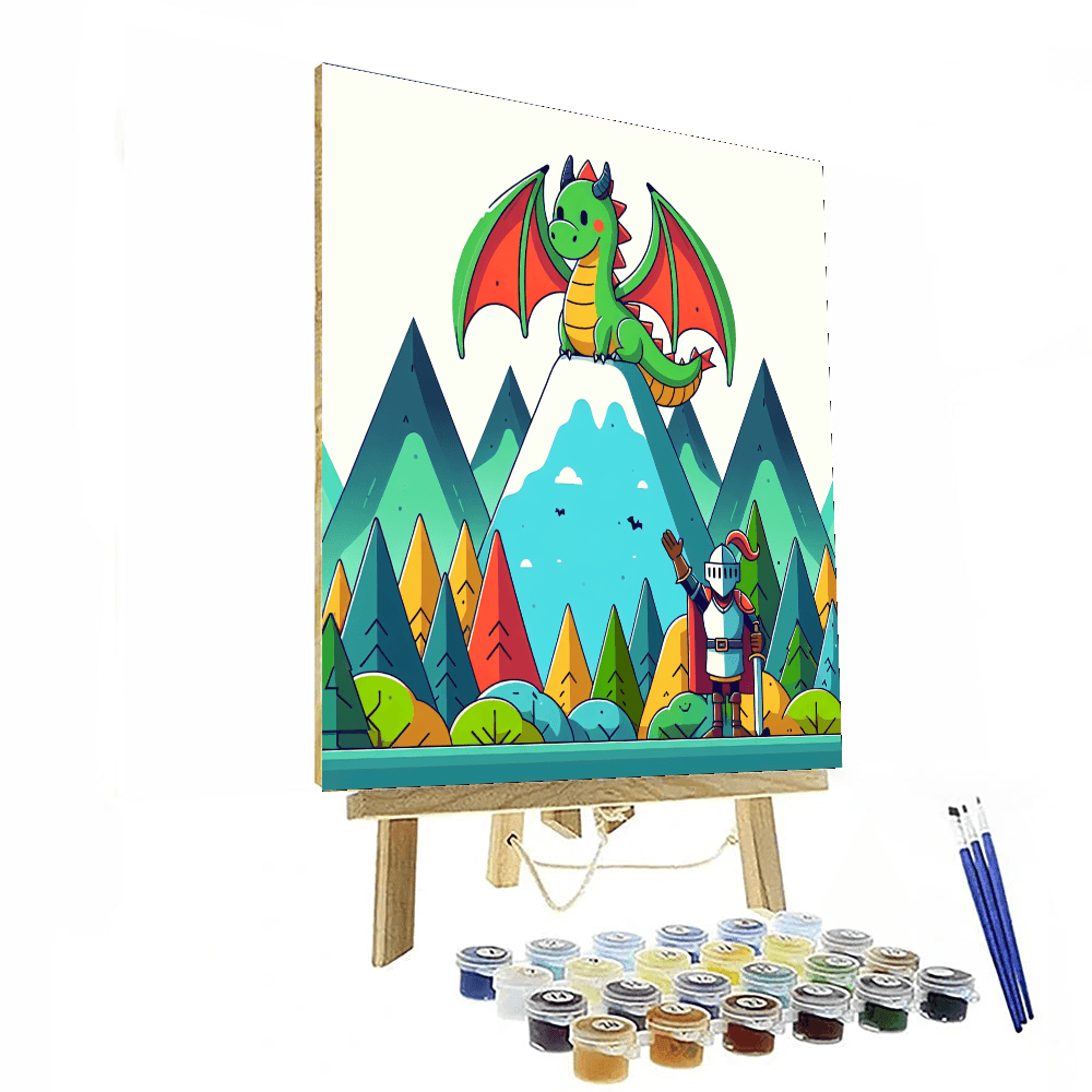 Daring Dragon Quest Number Painting