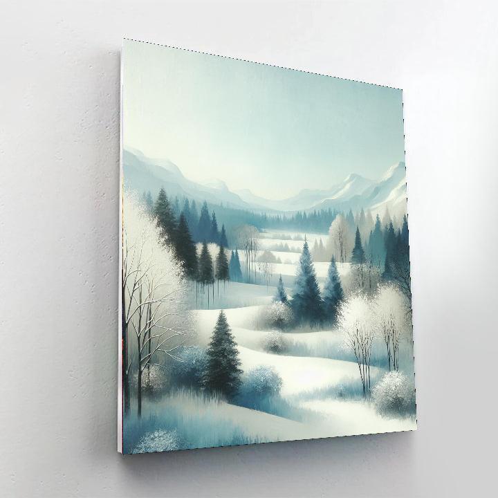 Winter's Silent Elegance Paint By Numbers Kits