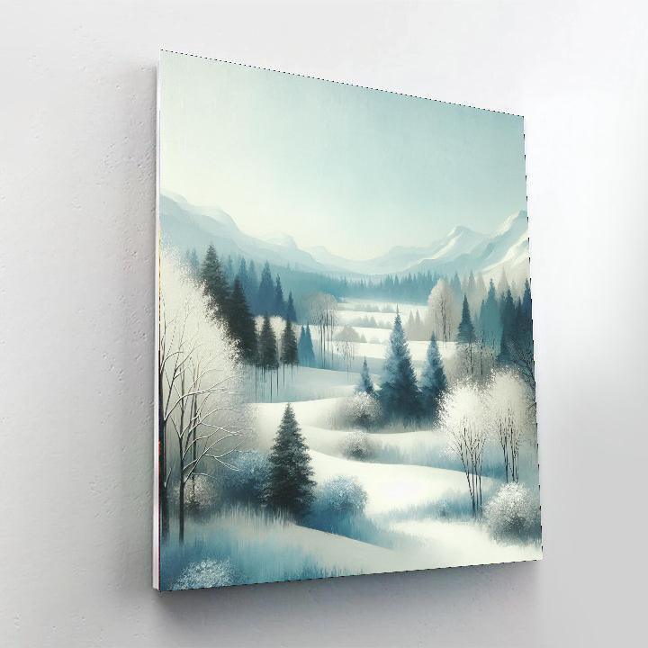 Winter's Silent Elegance Paint By Numbers Kits
