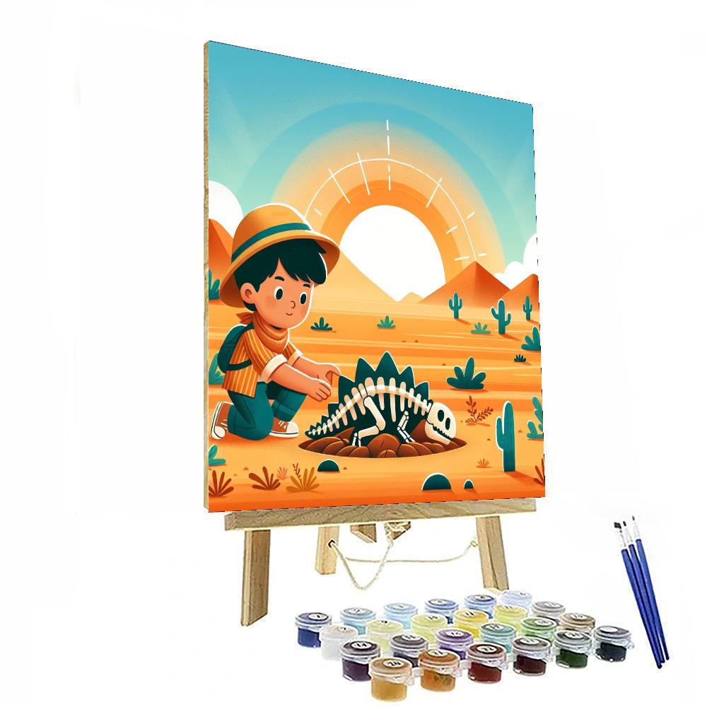 Fossil Hunter Adventure DIY Paint By Numbers