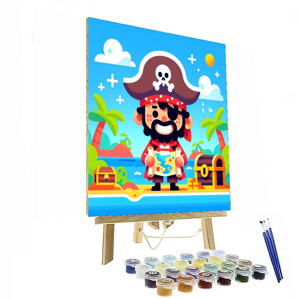 Hidden Treasure Cove Painting Number Kit