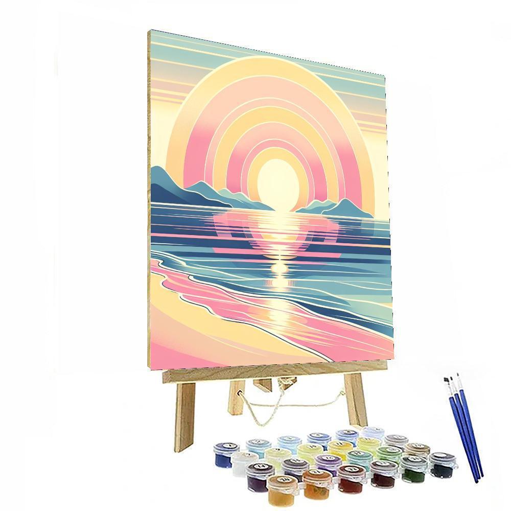 Seaside Sunrise Paint By Number
