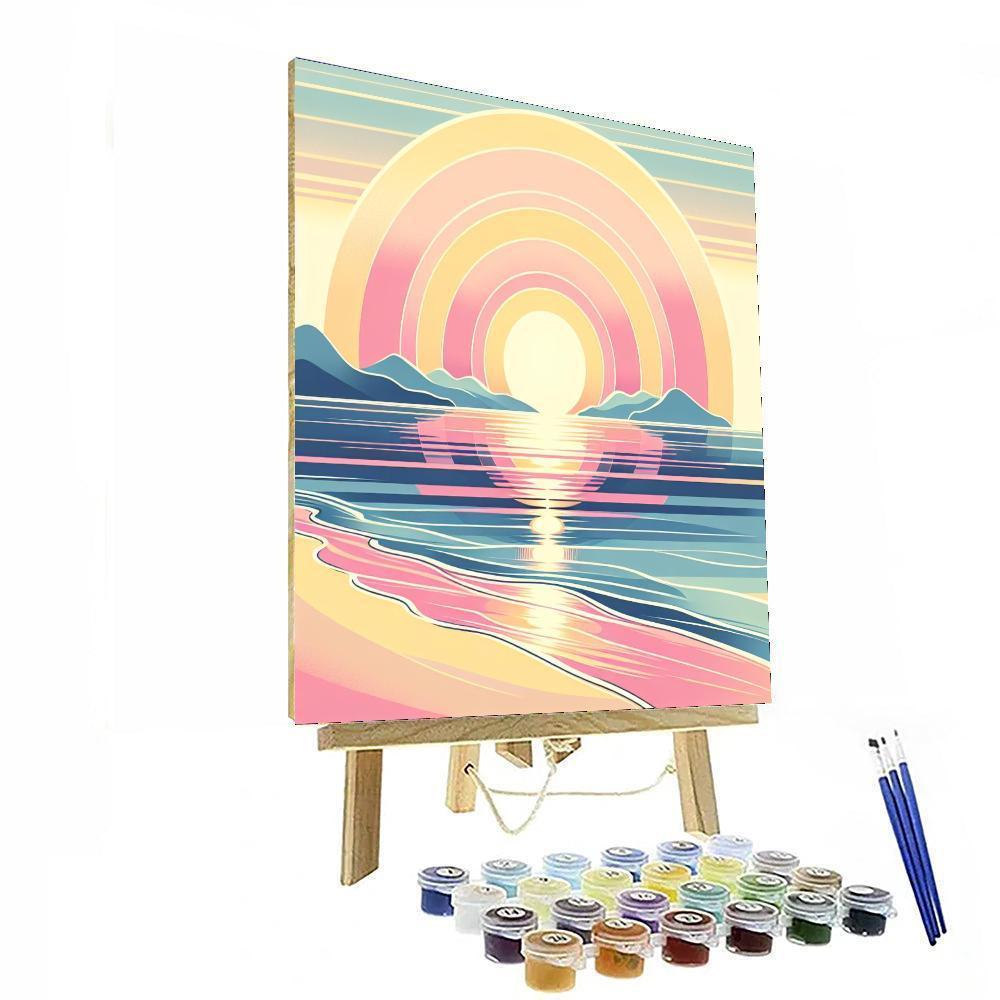 Seaside Sunrise Paint By Number