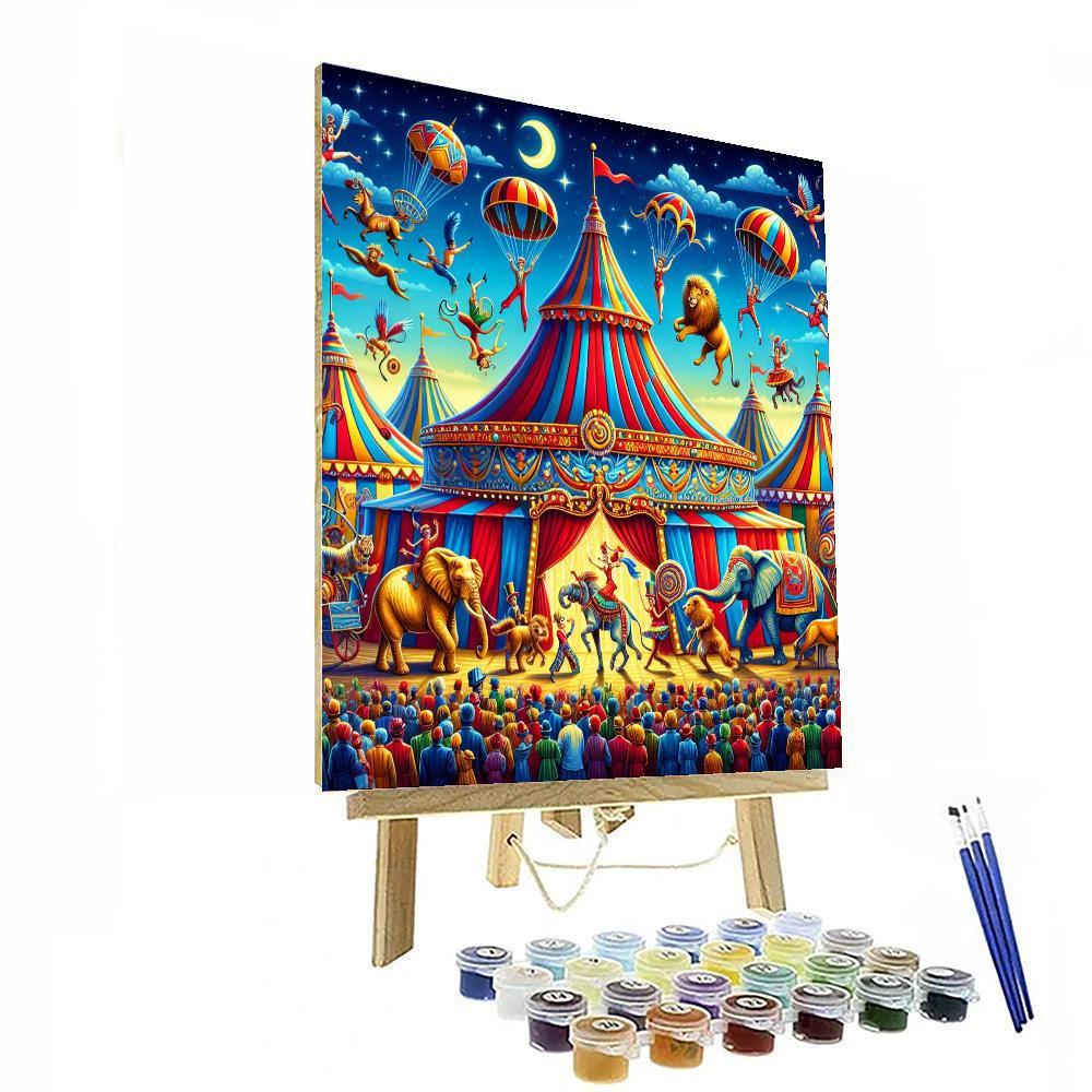 Vivid Circus Extravaganza DIY Paint By Numbers