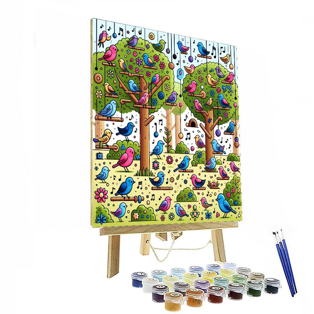 Enchanted Aviary Paint By Color
